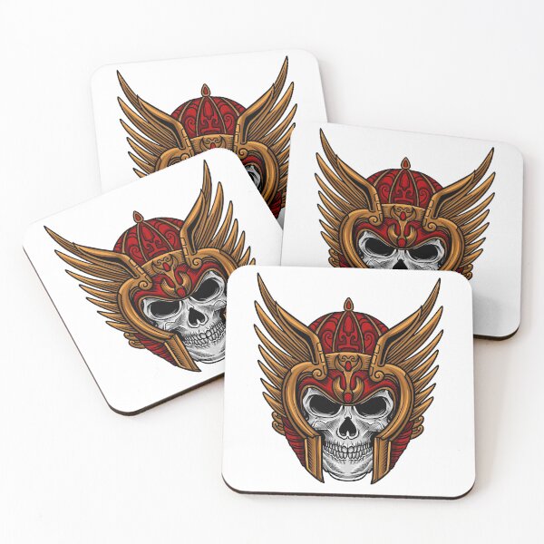 Item preview, Warrior Skull With A Helmet designed and sold by JTS STORE.