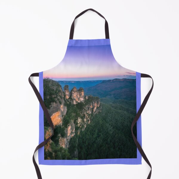 Item preview, Cold morning but warm sunrise colors in the sky at Three Sisters in Blue Mountains. designed and sold by Danielasphotos.