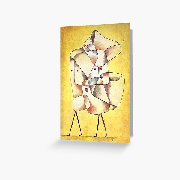 Paul Klee - Siblings Greeting Card