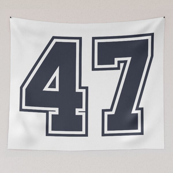 Item preview, 47 Sports Number Fourty-Seven designed and sold by HelloFromAja.