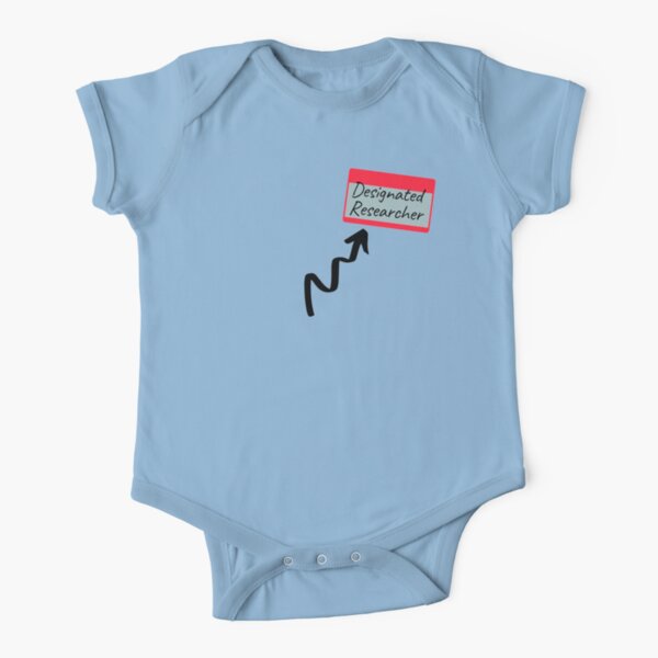 Designated Researcher-Alpha Researcher Short Sleeve Baby One-Piece