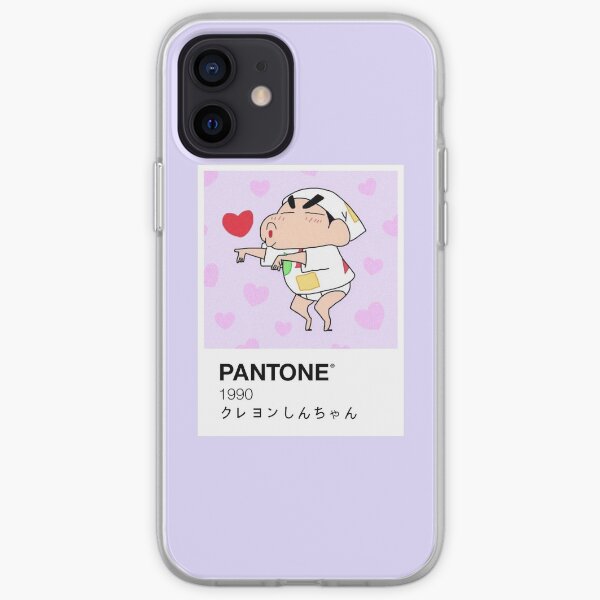 Shin Chan Flying Kiss Wearing Pants on Head iPhone Soft Case