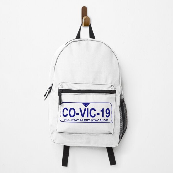Item preview, CO-VIC-19 Victorian Number Plate T-Shirt Design Blue with White Background License Plate Victoria designed and sold by JohnnyMyass.