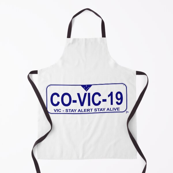Item preview, CO-VIC-19 Victorian Number Plate T-Shirt Design Blue with White Background License Plate Victoria designed and sold by JohnnyMyass.