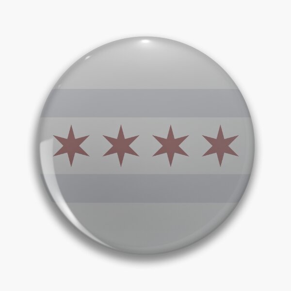 Artikelvorschau, Chicago Illinois City Flag (Schiefer) entworfen und verkauft von FiveRedBats.