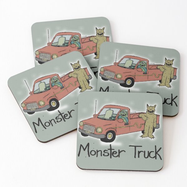 Item preview, Monster Truck Cartoon designed and sold by Down The Drane.