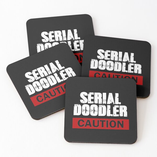 Item preview, Serial Doodler Caution designed and sold by REApparelCo.