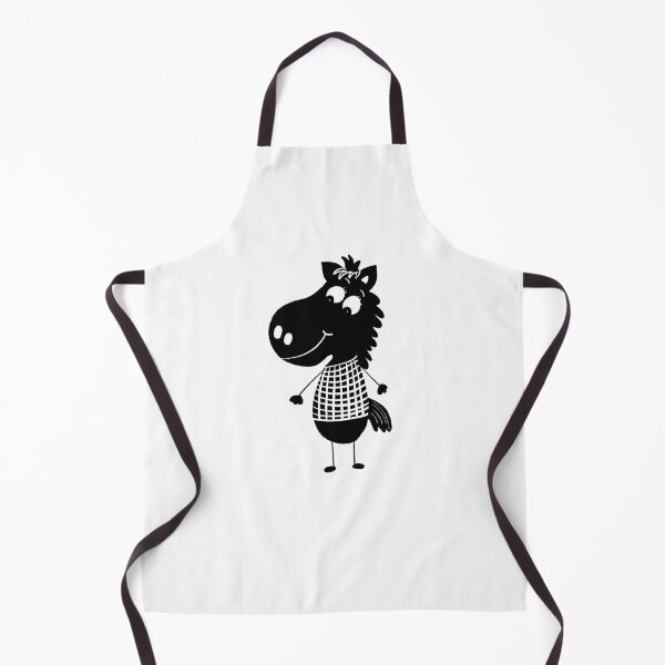 Item preview, Black and white horse designed and sold by KateCrafts.