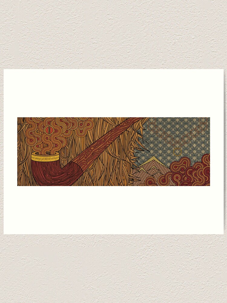 Alternate view of From The Shire to Mordor Art Print
