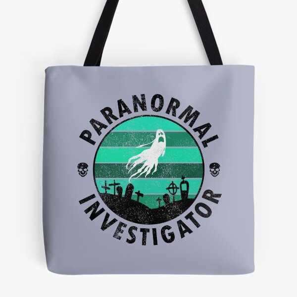 Item preview, Paranormal Investigator - Ghostly Graveyard - Black and Grey designed and sold by Forevercreative.