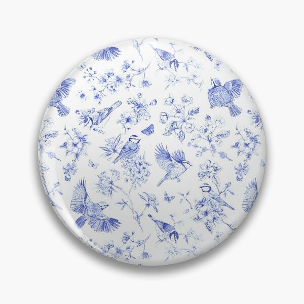 Item preview, Toile de Jouy Pattern designed and sold by janesbotanics.