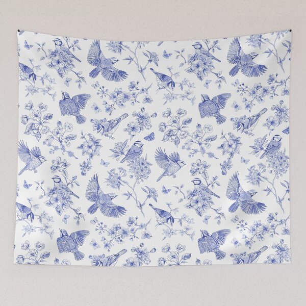 Item preview, Toile de Jouy Pattern designed and sold by janesbotanics.