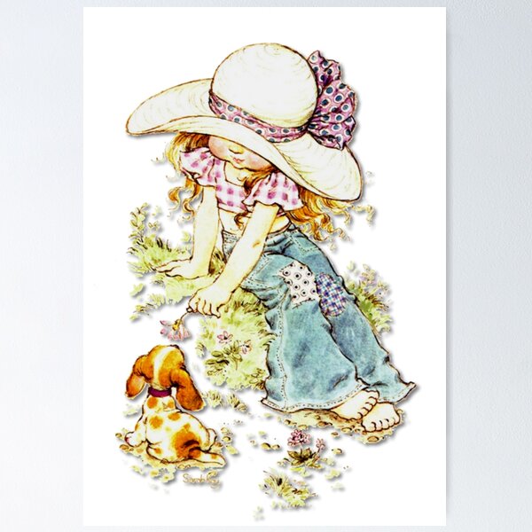 Item preview, Sarah Kay with puppy designed and sold by jwebmarket.