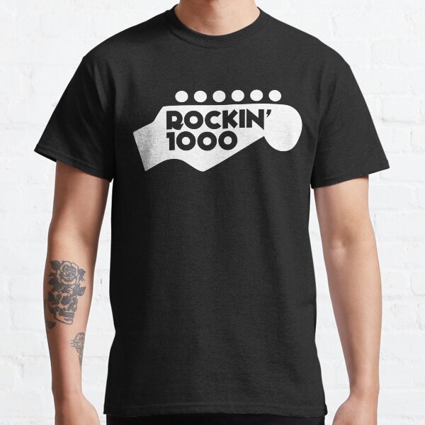 Rockin'1000 White Logo Original Classic T-Shirt