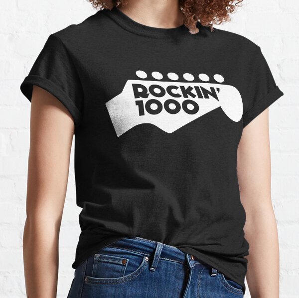 Rockin'1000 White Logo Original Classic T-Shirt