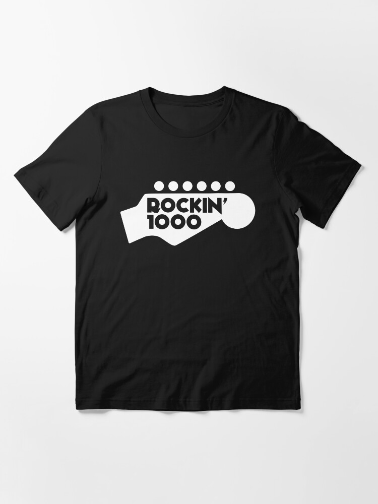 "Rockin'1000 White Logo Original" Tshirt for Sale by rockin1000