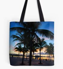Palm Trees in Miami Tote Bag