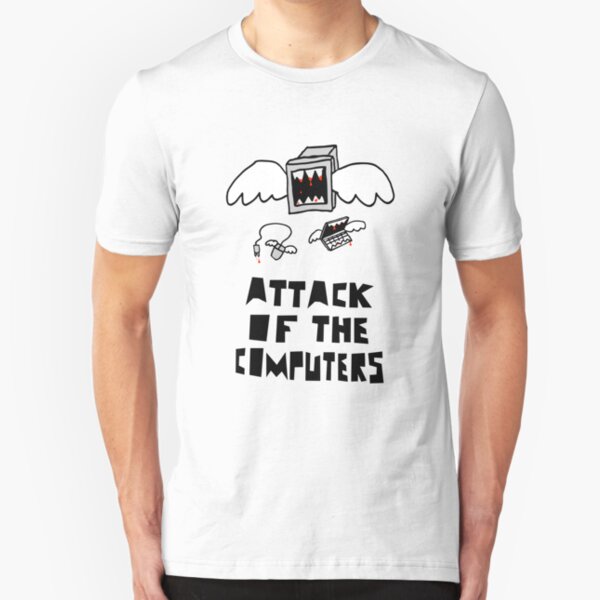 Attack of the Computers Slim Fit T-Shirt