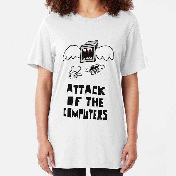 Attack of the Computers Slim Fit T-Shirt