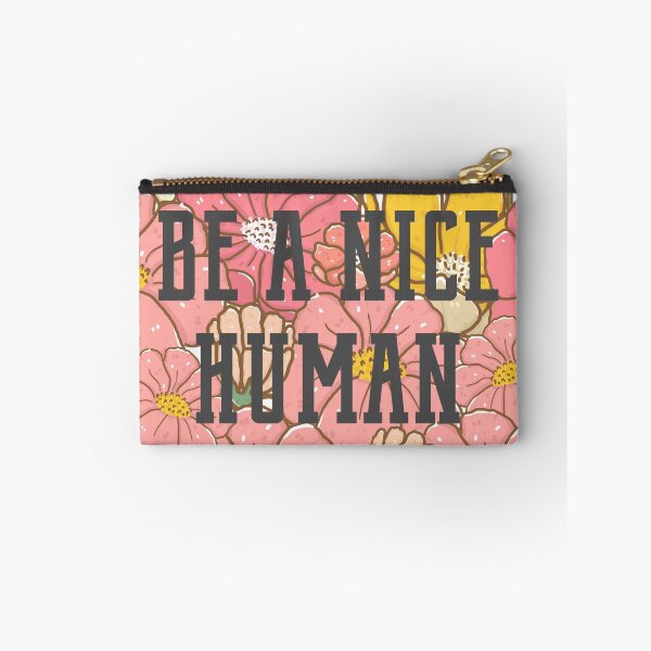 Item preview, Be A Nice Human | Vintage Pink & Mustard Flowers designed and sold by CarlosAlberto.