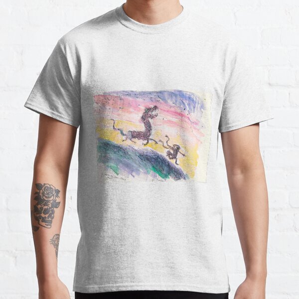 The Loch Ness Monster Chases the Doctor! Classic T-Shirt