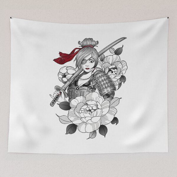 Item preview, Samurai Girl With A Sword designed and sold by JTS STORE.