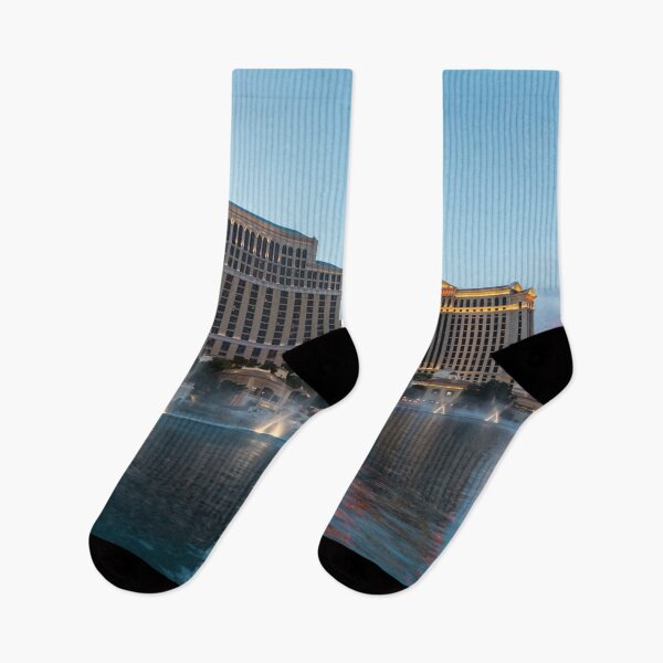 Item preview, Early Evening Water Dance - Bellagio Fountains in Las Vegas designed and sold by Georgia Mizuleva.