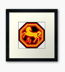 Chinese Zodiac Horse - Year of The Horse Framed Print