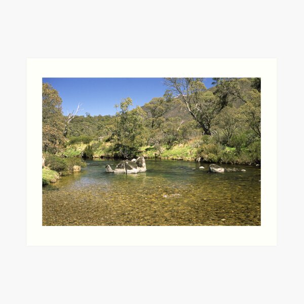 Thredbo River, Snowy Mountains, Australia Art Print