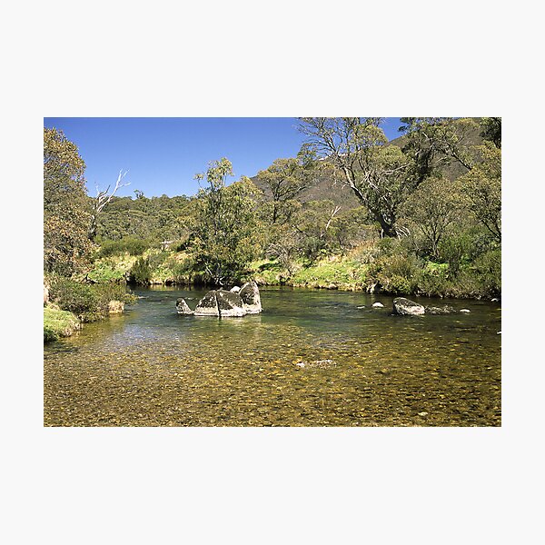 Thredbo River, Snowy Mountains, Australia Photographic Print