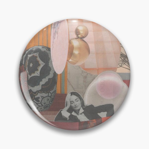 Item preview, Romantic, Artsy, Stylish Retro Vintage Collage Pattern  designed and sold by junepillows.
