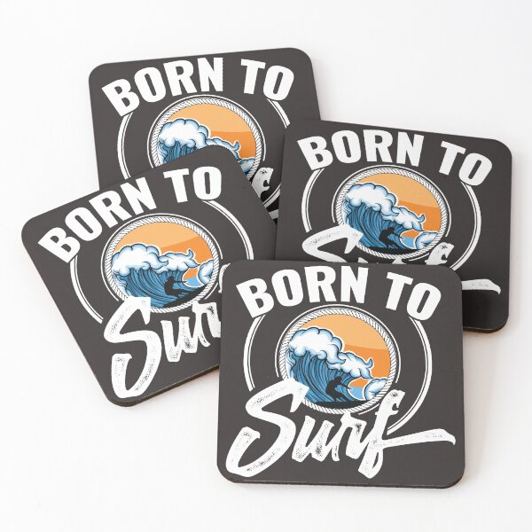 Item preview, Born to surf Gift idea for real surfers designed and sold by Nessshirts.