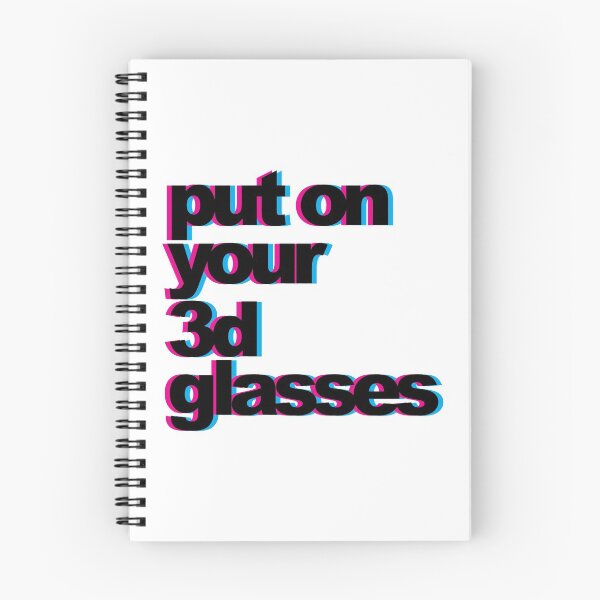Item preview, 3D Glasses Funny Quote designed and sold by quarantine81.