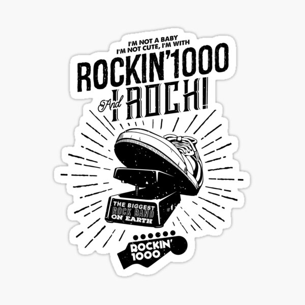 Rockin'1000 kids t-shirt Sticker
