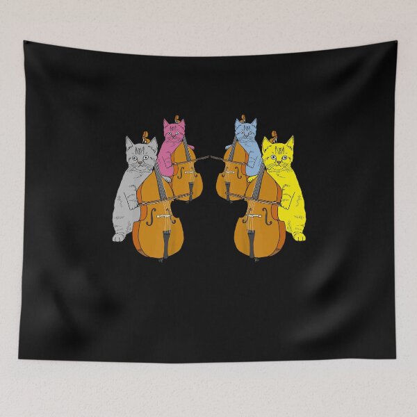 Item preview, Cello Cats Violin Violin Musicians Music designed and sold by MooonTees.