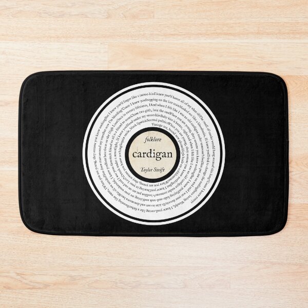 Item preview, folklore taylor swift cardigan vinyl graphic lyrics designed and sold by Caesiouscloud.
