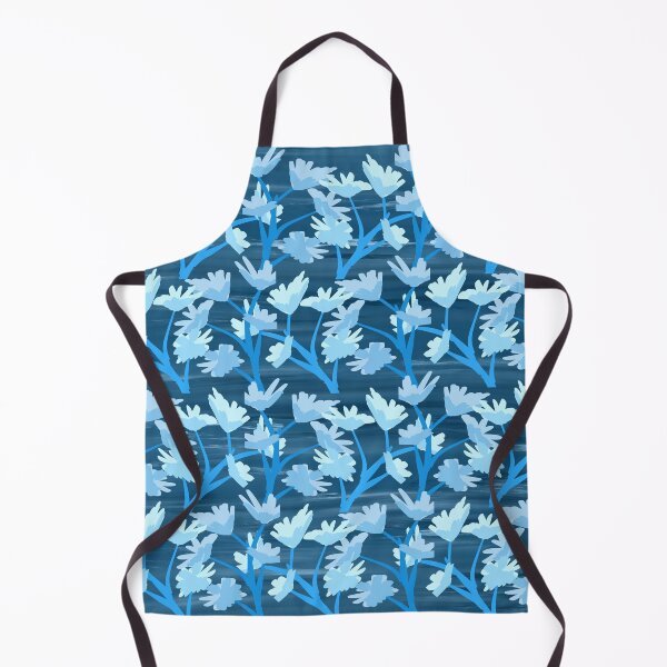 Item preview, Bright and delicate blue floral design designed and sold by Susaans-Art.