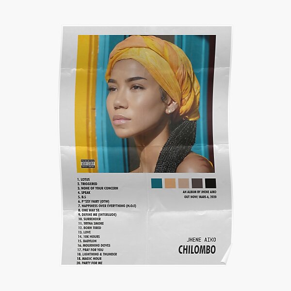 Jhene aiko Chil0mb0 Poster