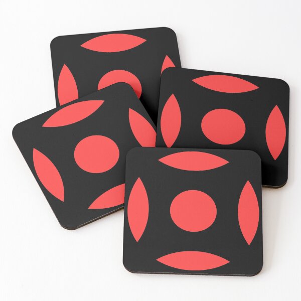 Item preview, Geometric Pattern: Intersect Circle: Black/Red designed and sold by Red Wolf.