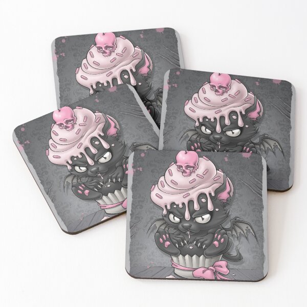 Item preview, Devil Kitty Cupcake designed and sold by olamarchocka.
