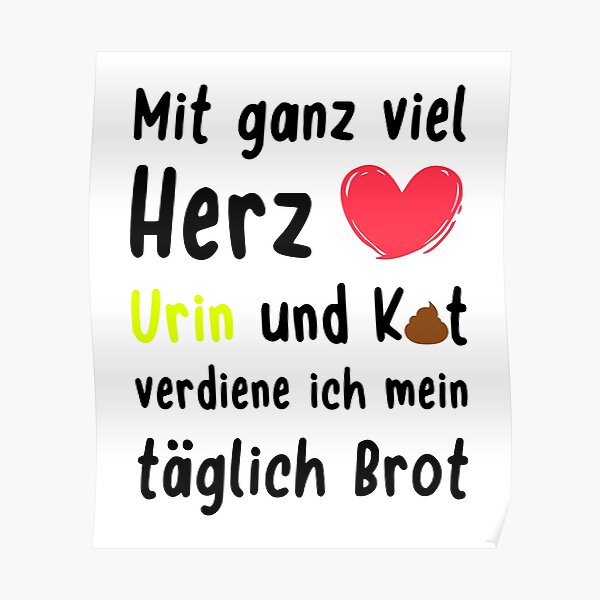 Poster Seniorenheim Redbubble