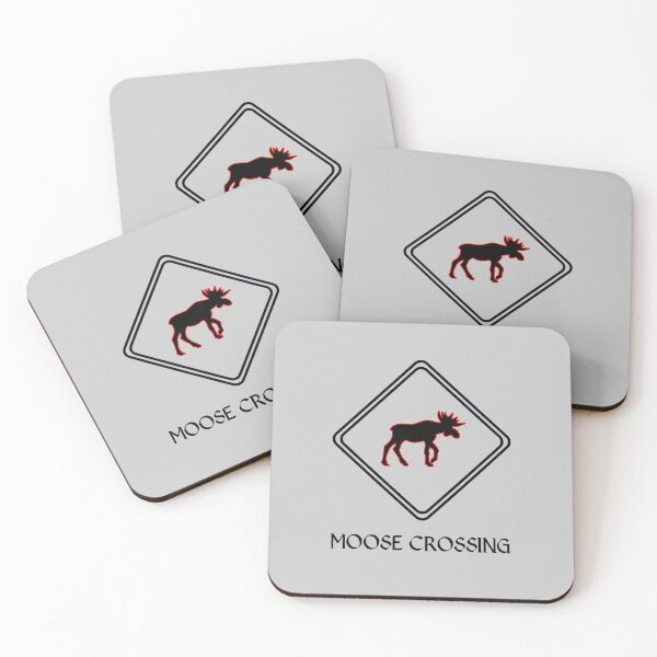 Item preview, Funny moose crossing - scandinavia designed and sold by Aurealis Creatief.