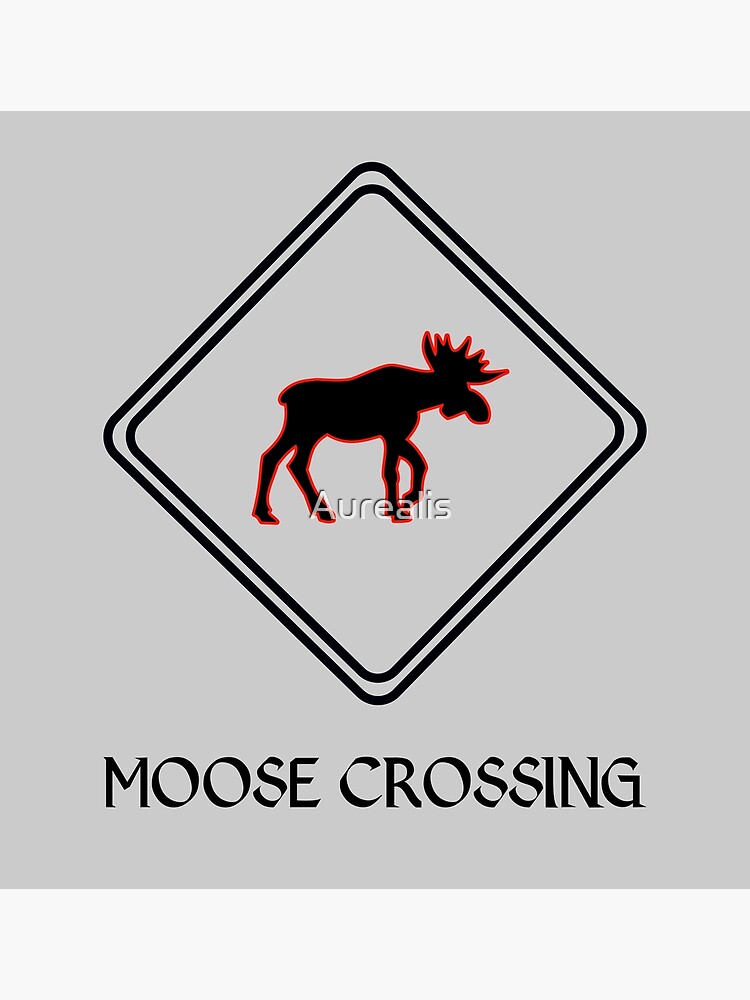 Moose crossing funny shirt, hoodie, sweater and long sleeve