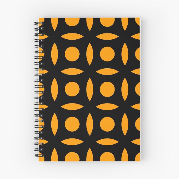 Item preview, Geometric Pattern: Intersect Circle: Black/Orange designed and sold by Red Wolf.