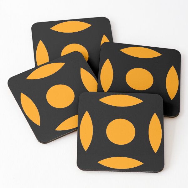 Item preview, Geometric Pattern: Intersect Circle: Black/Orange designed and sold by Red Wolf.