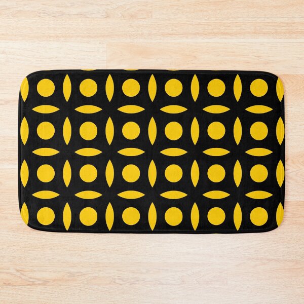 Item preview, Geometric Pattern: Intersect Circle: Black/Yellow designed and sold by Red Wolf.