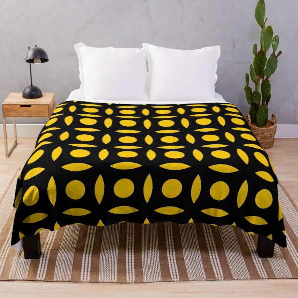 Item preview, Geometric Pattern: Intersect Circle: Black/Yellow designed and sold by Red Wolf.