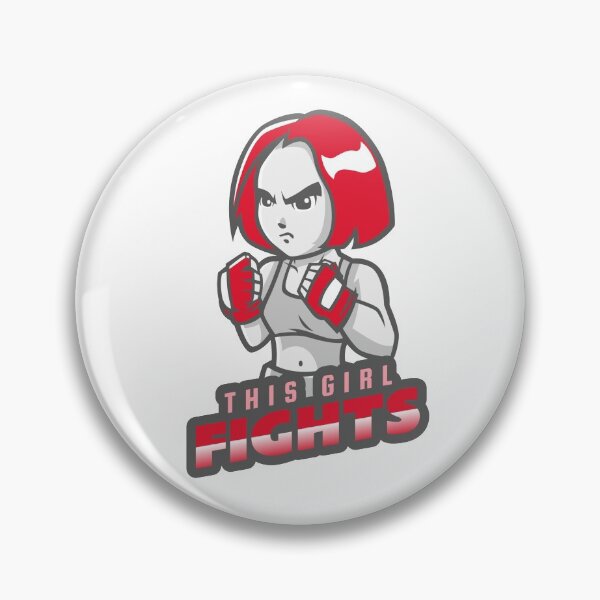 Item preview, This Girl Fights - Fighter Girl Design designed and sold by mum-of-two.