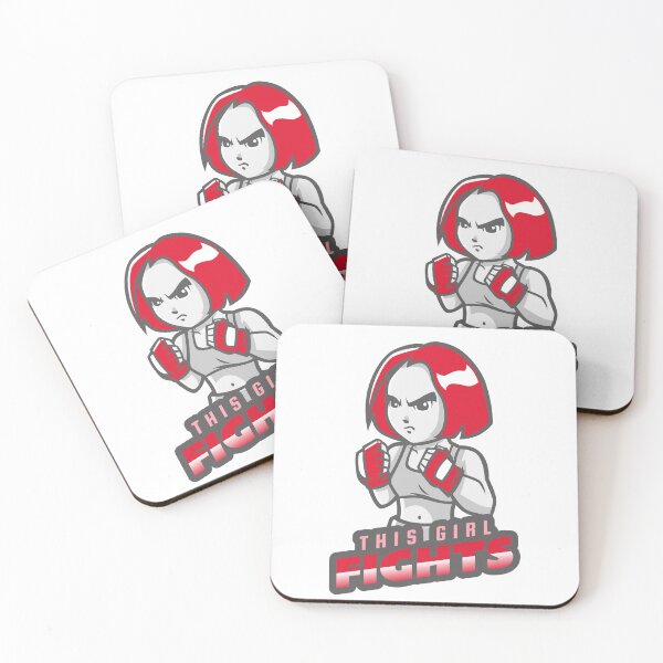 Item preview, This Girl Fights - Fighter Girl Design designed and sold by mum-of-two.