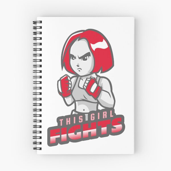 Item preview, This Girl Fights - Fighter Girl Design designed and sold by mum-of-two.